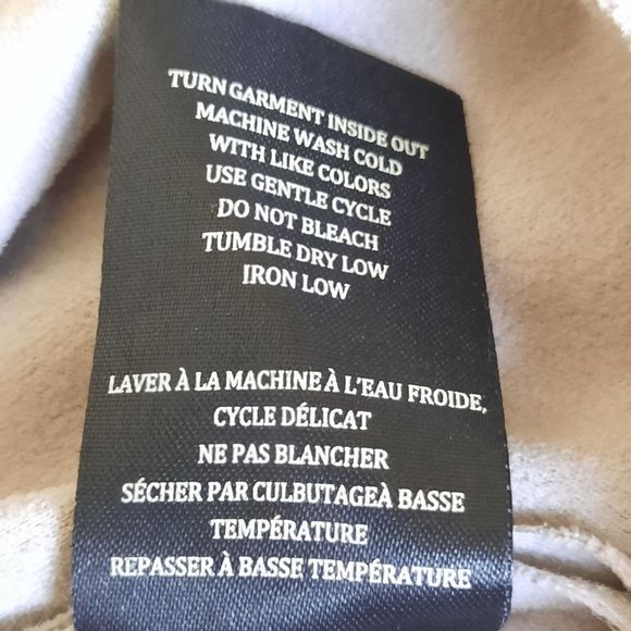 Blank NYC | Faux Suede Jacket Size Medium Light Gray - Picture 6 of 12